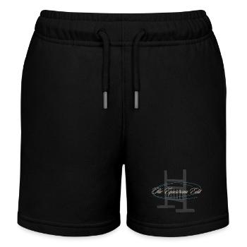 Obstacle cheval - Short de jogging enfant bio Stanley/Stella - noir - Devant