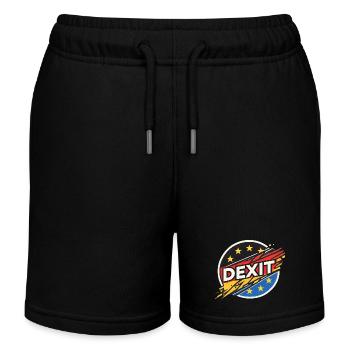 Dexit - Deutschland aus der EU - Kinder Organic Joggingshorts Mini Bolter von Stanley/Stella - Schwarz - Vorne
