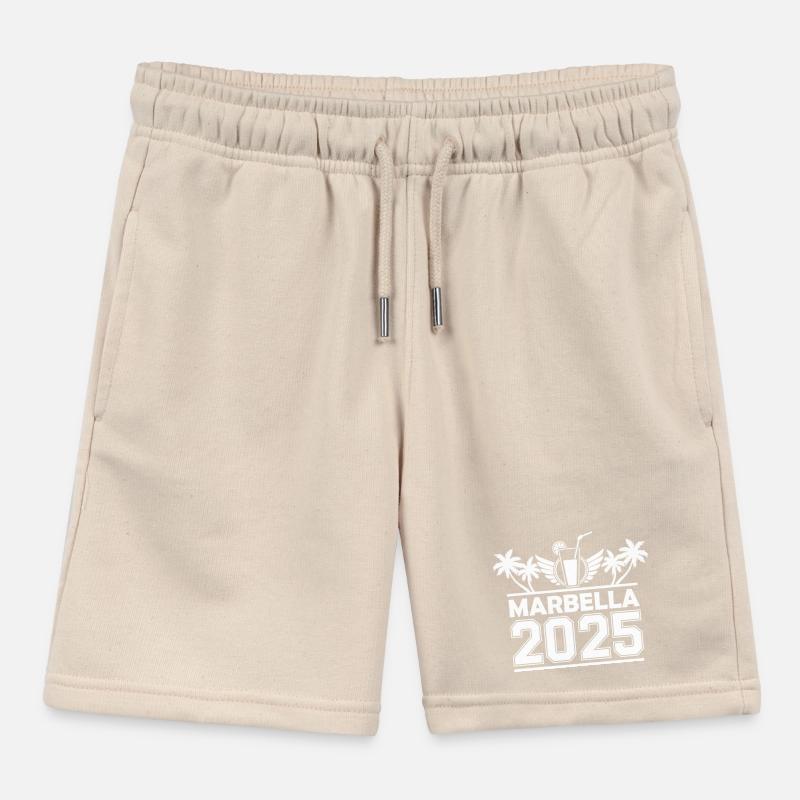 Marbella 2025 Kids Organic Sweat Shorts by Stanley/Stella
