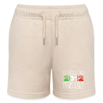 Italy 2012 - Kids Organic Sweat Shorts by Stanley/Stella - soft Ecru - Front