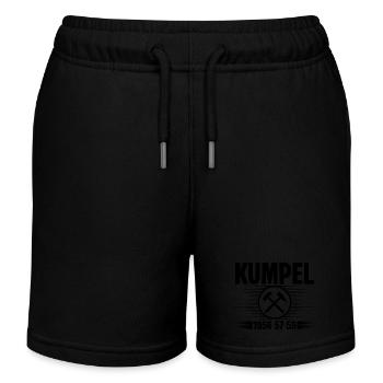 Erzgebirge Kumpel - Kinder Organic Joggingshorts Mini Bolter von Stanley/Stella - Schwarz - Vorne
