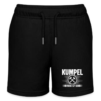Erzgebirge Kumpel - Kinder Organic Joggingshorts Mini Bolter von Stanley/Stella - Schwarz - Vorne