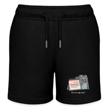 Apocalypse Day - Plan B for Emergencies - Kids Organic Sweat Shorts by Stanley/Stella - black - Front