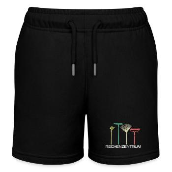 Rechenzentrum lustig für Gärtner und Informatiker - Kinder Organic Joggingshorts Mini Bolter von Stanley/Stella - Schwarz - Vorne