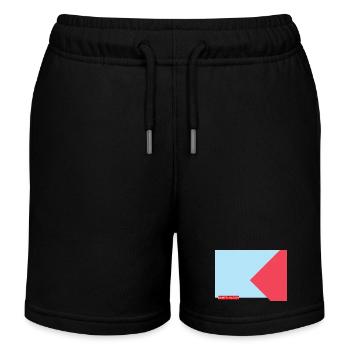BLUE RED 2025 - Kinder Organic Joggingshorts Mini Bolter von Stanley/Stella - Schwarz - Vorne