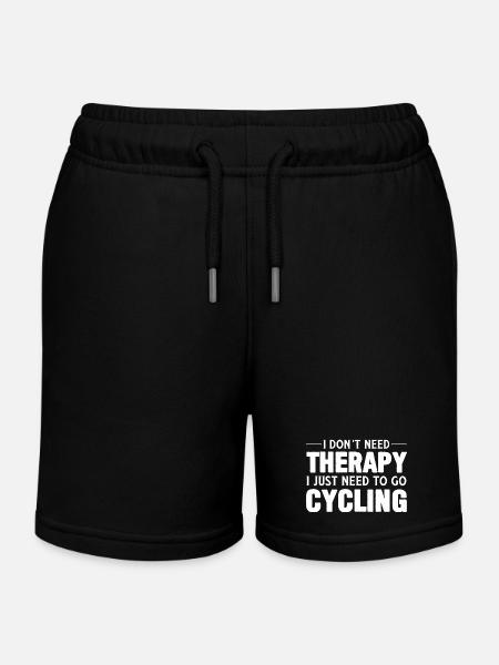 Cycling Lifestyle Statement T-Shirt - Kinder Organic Joggingshorts Mini Bolter von Stanley/Stella - Schwarz