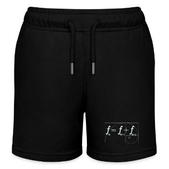 Fibonacci-Folge - Kinder Organic Joggingshorts Mini Bolter von Stanley/Stella - Schwarz - Vorne