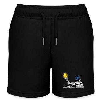 Wasserball - Kinder Organic Joggingshorts Mini Bolter von Stanley/Stella - Schwarz - Vorne