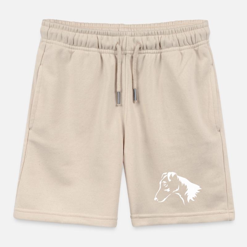 Fox Terrier Head « Black Edition » Short de jogging enfant bio Stanley/Stella
