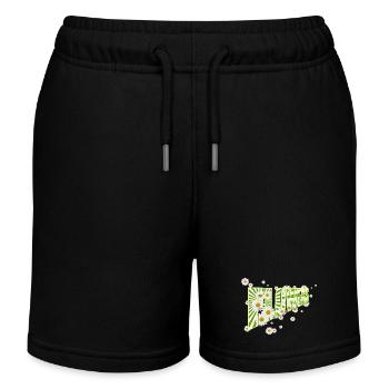 Flowers, daisies, daisies, nature, garden - Kids Organic Sweat Shorts by Stanley/Stella - black - Front