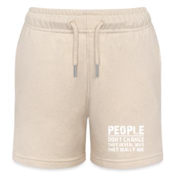 people don't change funny - Kinder Organic Joggingshorts Mini Bolter von Stanley/Stella - Natur - Vorne