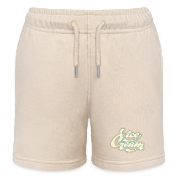 Tourbillon de glace - Short de jogging enfant bio Stanley/Stella - écru doux - Devant