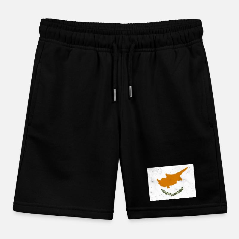Drapeau de Chypre Short de jogging enfant bio Stanley/Stella