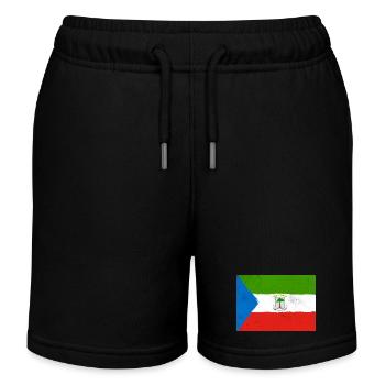 Drapeau de la Guinée équatoriale – Identité tropicale - Short de jogging enfant bio Stanley/Stella - noir - Devant