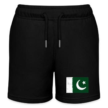 Drapeau du Pakistan - Short de jogging enfant bio Stanley/Stella - noir - Devant