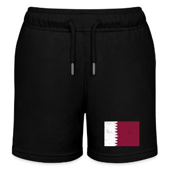 Drapeau du Qatar - Short de jogging enfant bio Stanley/Stella - noir - Devant
