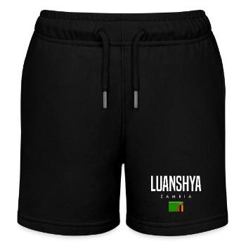 Luanshya Sambia - Kinder Organic Joggingshorts Mini Bolter von Stanley/Stella - Schwarz - Vorne