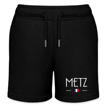 Metz - Short de jogging enfant bio Stanley/Stella - noir - Devant