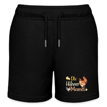 Die Hühner Mama Muttertag Mutterschaft Mama - Kinder Organic Joggingshorts Mini Bolter von Stanley/Stella - Schwarz - Vorne