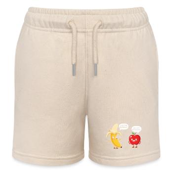 Lustige Spanischlehrerin der Maestra-Schule - Kinder Organic Joggingshorts Mini Bolter von Stanley/Stella - Natur - Vorne