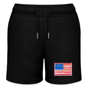 MAKE_AMERICA_HUMAN_AGAIN-_A5 - Kinder Organic Joggingshorts Mini Bolter von Stanley/Stella - Schwarz - Vorne