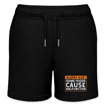 Lebensmittel Allergie - Kinder Organic Joggingshorts Mini Bolter von Stanley/Stella - Schwarz - Vorne