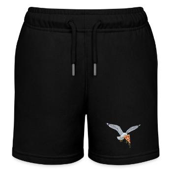 Boulderer Colorsplash Boulder Bouldering - Short de jogging enfant bio Stanley/Stella - noir - Devant
