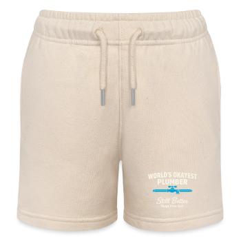 Pfeifenflüsterer, Klempnerhandwerk, Humor-geschenk - Kinder Organic Joggingshorts Mini Bolter von Stanley/Stella - Natur - Vorne