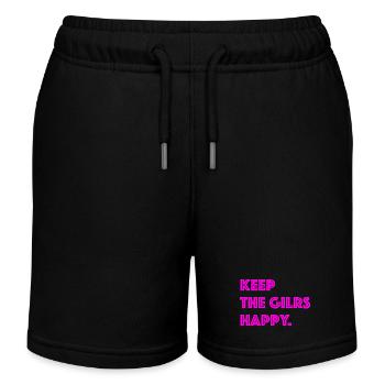 Happy Girls - Short de jogging enfant bio Stanley/Stella - noir - Devant
