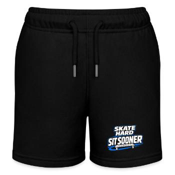 Ligue de la Bière Hockey Humour des joueurs drôles de hockey - Short de jogging enfant bio Stanley/Stella - noir - Devant