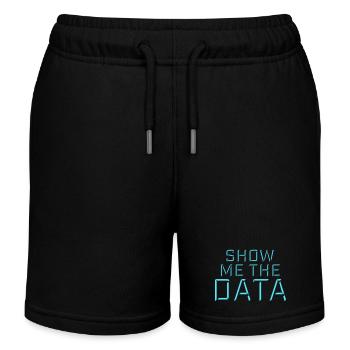 Show Me The Data Lustig Nerd Analyst Sarkastisch - Kinder Organic Joggingshorts Mini Bolter von Stanley/Stella - Schwarz - Vorne