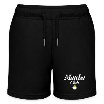 Matcha Club - Kinder Organic Joggingshorts Mini Bolter von Stanley/Stella - Schwarz - Vorne