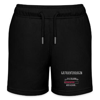 Gastroenterologin Ausbildung Medizinstudium Ärztin - Kinder Organic Joggingshorts Mini Bolter von Stanley/Stella - Schwarz - Vorne
