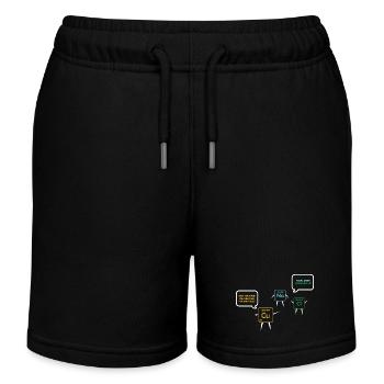 Chemielehrer Chemie Chemiker - Kinder Organic Joggingshorts Mini Bolter von Stanley/Stella - Schwarz - Vorne