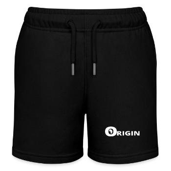 ORIGINE AFRIQUE - Short de jogging enfant bio Stanley/Stella - noir - Devant