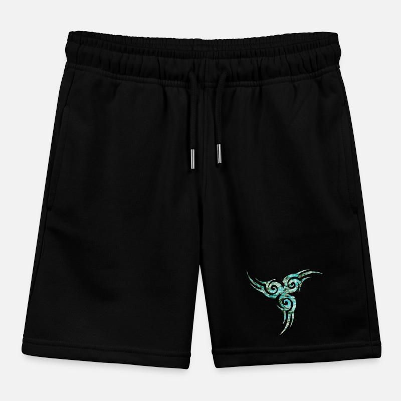 Celtic symbol 17 e 247 Kids Organic Sweat Shorts by Stanley/Stella
