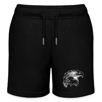 Tête d’aigle - Oiseau de prédant Royal Vector - Short de jogging enfant bio Stanley/Stella - noir - Devant