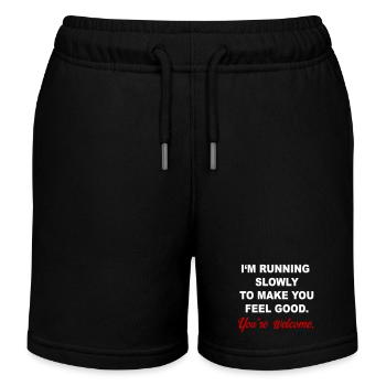Courir - Short de jogging enfant bio Stanley/Stella - noir - Devant