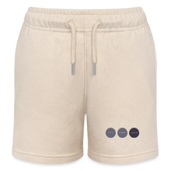 3 TYPES DE MÉTAL - Short de jogging enfant bio Stanley/Stella - écru doux - Devant