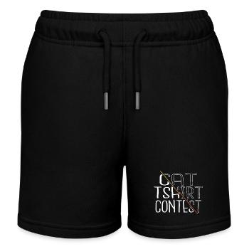 present idea bday love guenon pet lover joke fun - Kinder Organic Joggingshorts Mini Bolter von Stanley/Stella - Schwarz - Vorne