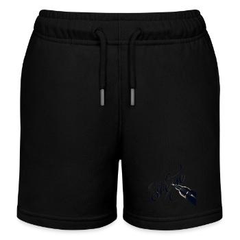 Sideeye Eye Side Eye Handwriting - Kids Organic Sweat Shorts by Stanley/Stella - black - Front