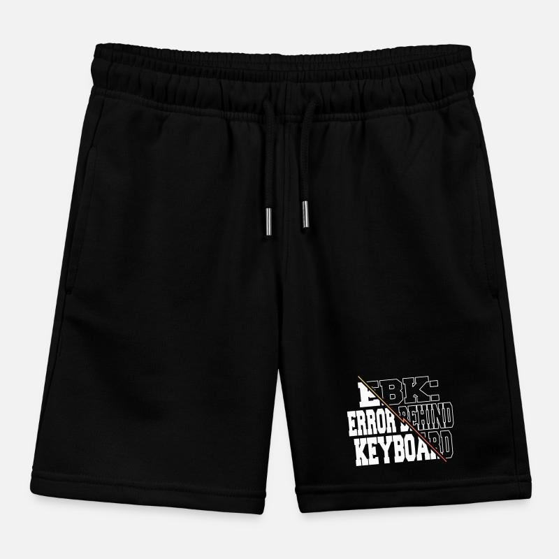 equestrian present idea quote computer freak Kids Organic Sweat Shorts by Stanley/Stella