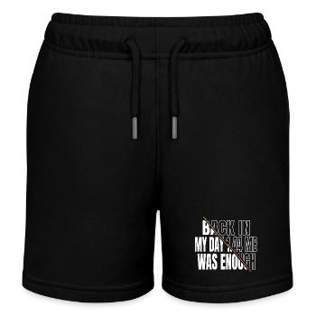 cadeau informatique infirmière fille blagues - Short de jogging enfant bio Stanley/Stella - noir - Devant