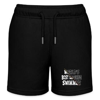 swimming instructor swimming trunks - Kinder Organic Joggingshorts Mini Bolter von Stanley/Stella - Schwarz - Vorne