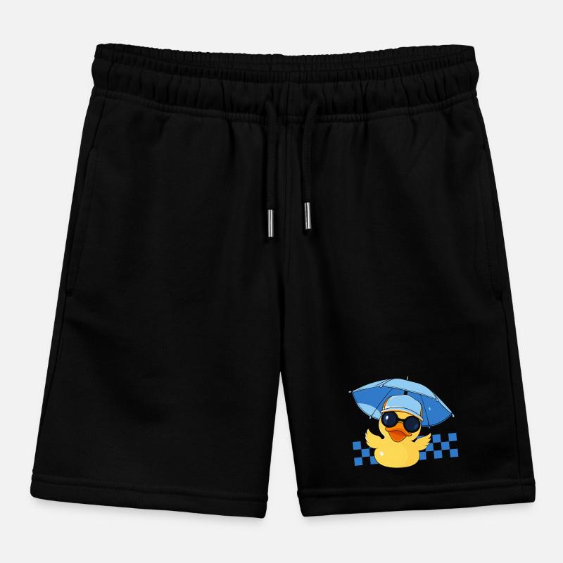 Rubber Duck Summer Rubber Duck Rubber Duck Kids Organic Sweat Shorts by Stanley/Stella