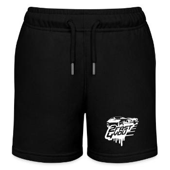 Zu Schnell für Dich Spruch 2 Too Fast 4 For You - Kinder Organic Joggingshorts Mini Bolter von Stanley/Stella - Schwarz - Vorne