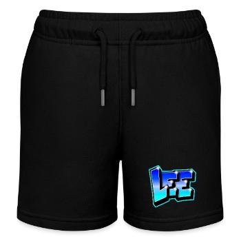 Graffiti-Name LEE von Max le Tagueur - Kinder Organic Joggingshorts Mini Bolter von Stanley/Stella - Schwarz - Vorne