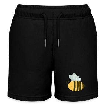 Abeille douce - Short de jogging enfant bio Stanley/Stella - noir - Devant