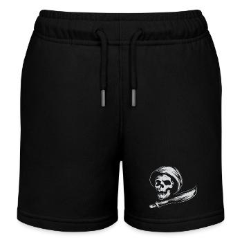 SKULL REAPER - Kids Organic Sweat Shorts by Stanley/Stella - black - Front