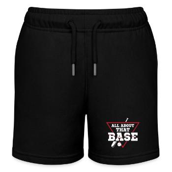Tout sur ce fan de baseball de base - Short de jogging enfant bio Stanley/Stella - noir - Devant